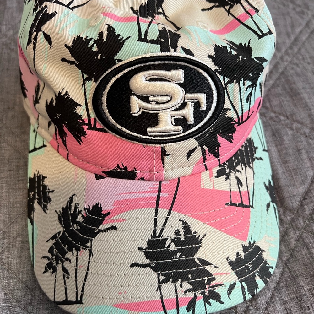 NFL San Francisco 49er Cap with Palm Design